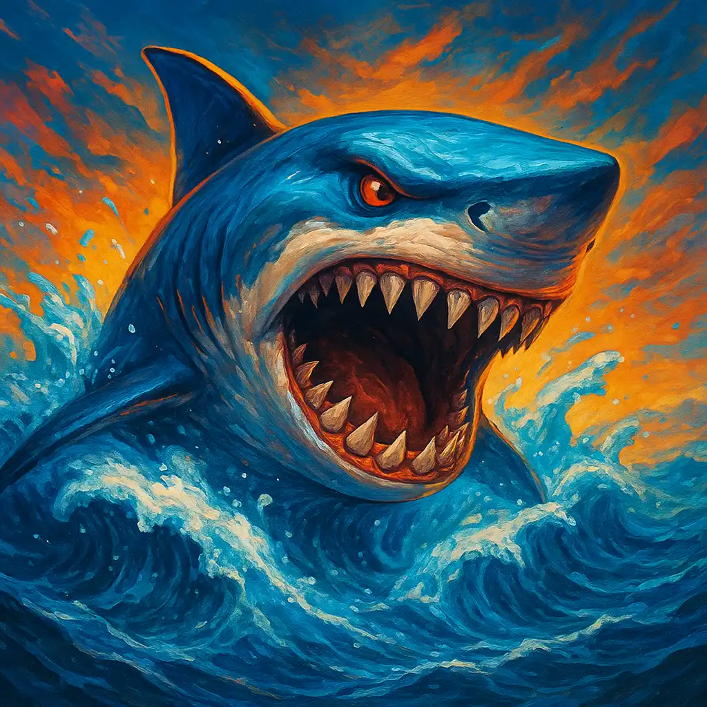 Razor Shark slotgame artwork